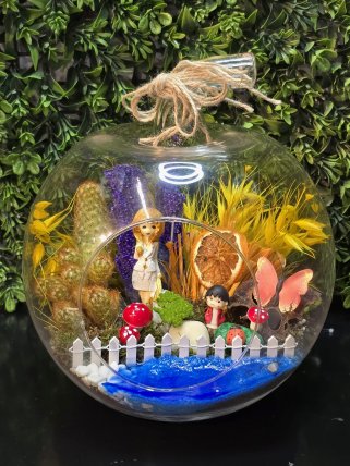 Orta Boy Elma Cam Teraryum