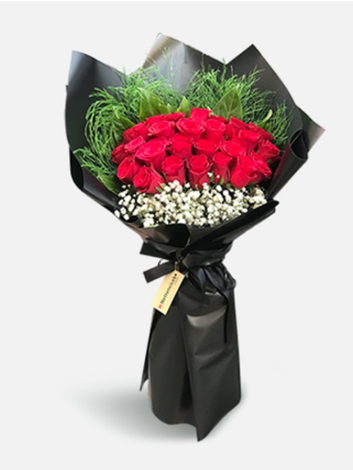 Burdur Çiçekçilik 25 Kırmızı Gül Buketi