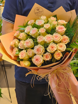 30 Soft Pembe Gül Buketi