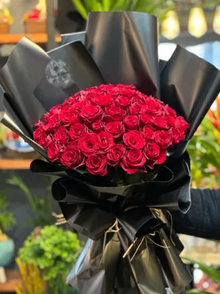 60 Kırmızı Gül Buketi