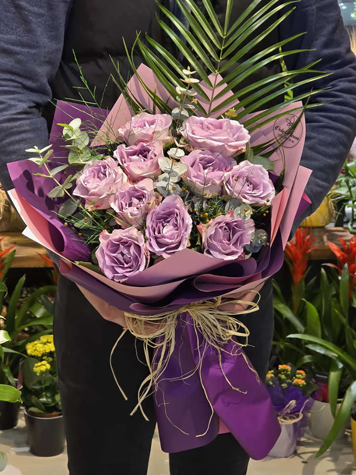 Mor Gül Buketi, Burdur Çiçekçi