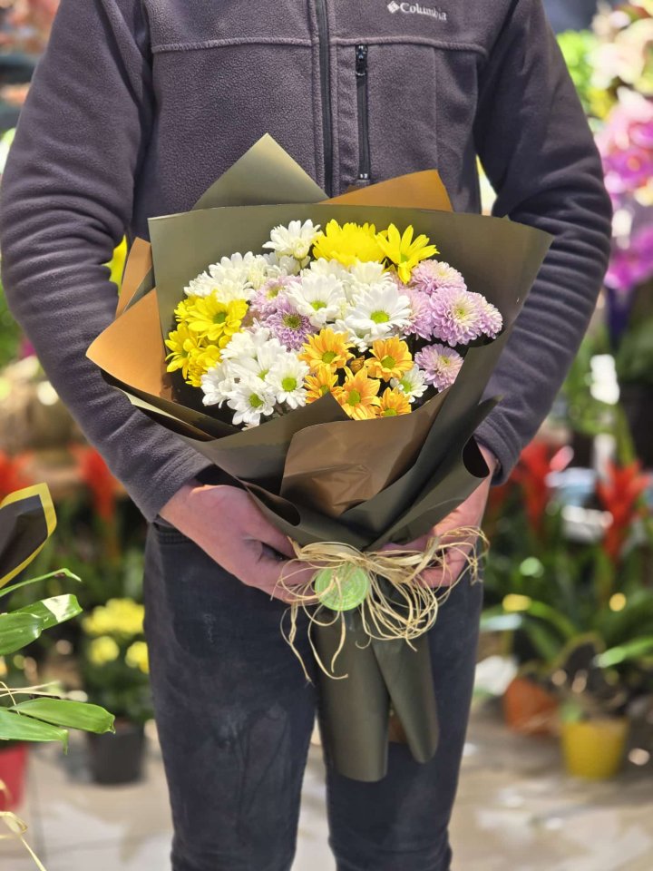 Renkli Kasımpatı Buketi