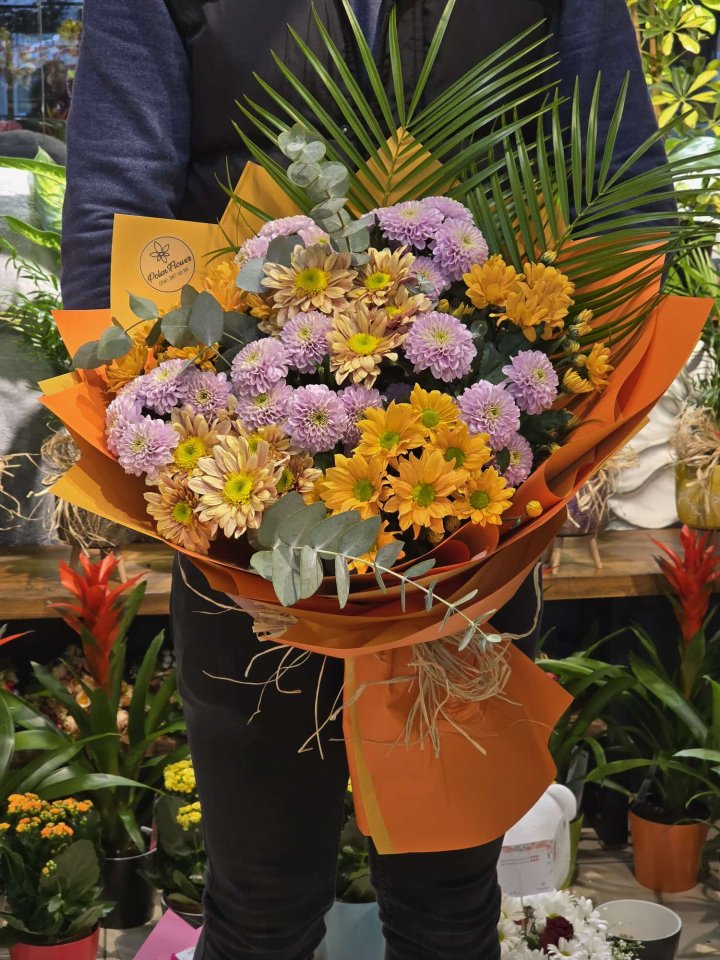 İthal Kasımpatı Çiçek Buketi