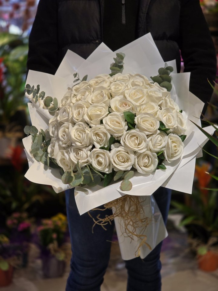 41 yapay gül buketi