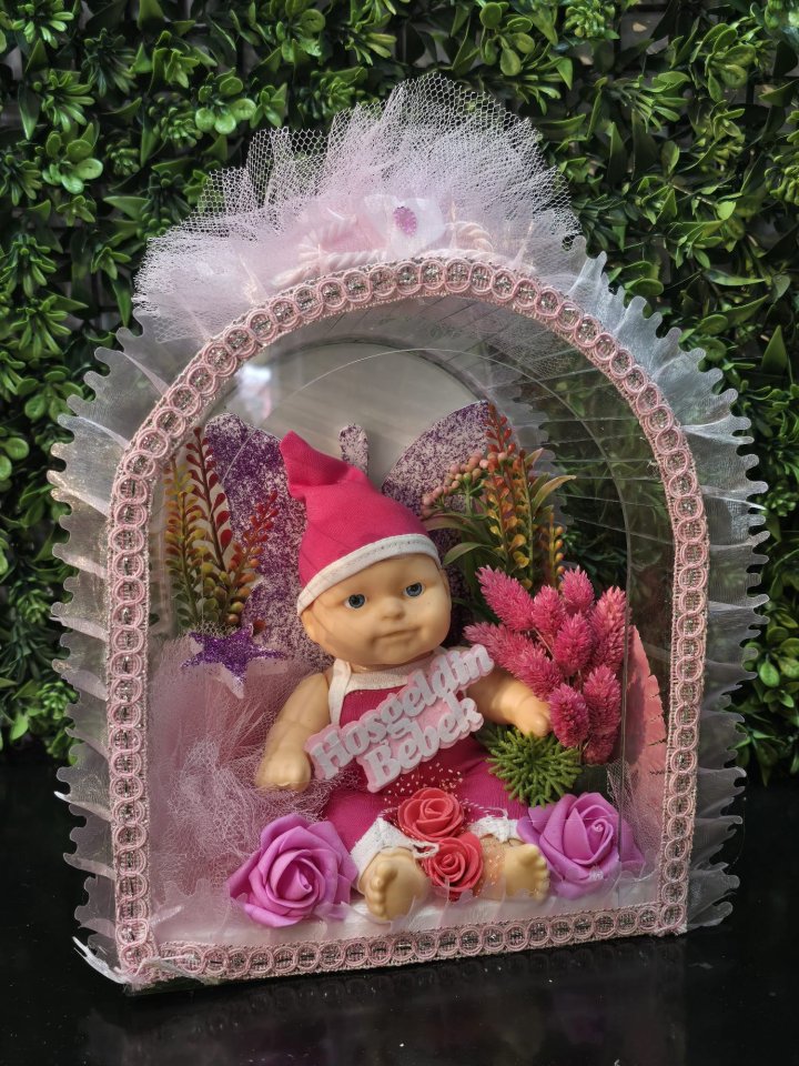 Yapay Çiçek Kız Bebek Teraryum