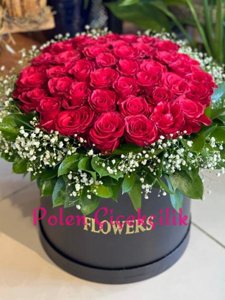 Kutuda 41 Kırmızı Gül