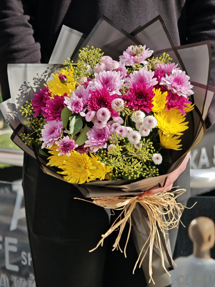 Rengarenk Kasımpatı Buketi