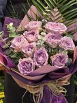 Çiçekçi - Mor Gül Buketi, Burdur Çiçekçi