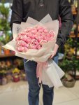 Çiçekçi - 40 Pembe Gül Buketi