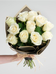 Çiçekçi - 11 Li Beyaz Gül Buketi