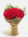 Çiçekçi - 50 Kırmızı Gül Buketi